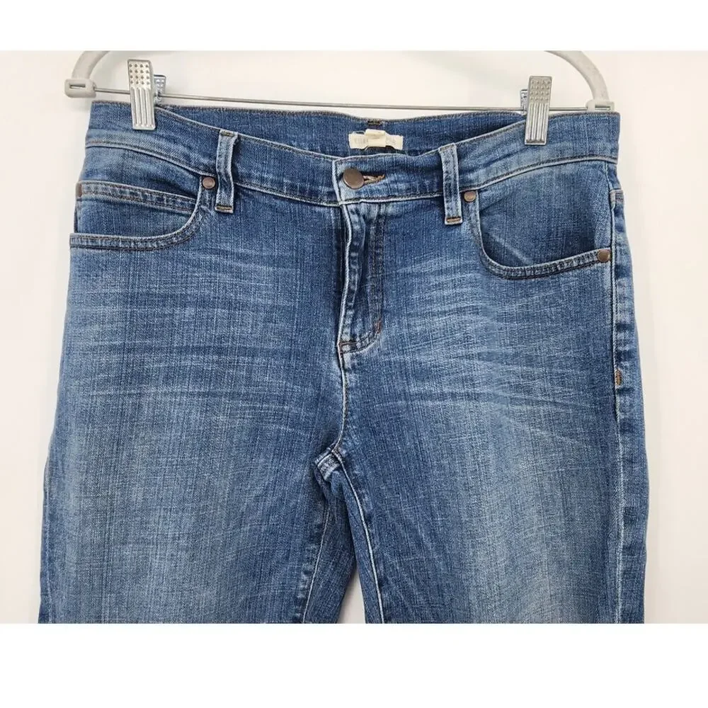 Eileen Fisher Organic-Cotton‎ Stretch Boyfriend Jeans Size 6 S18BD